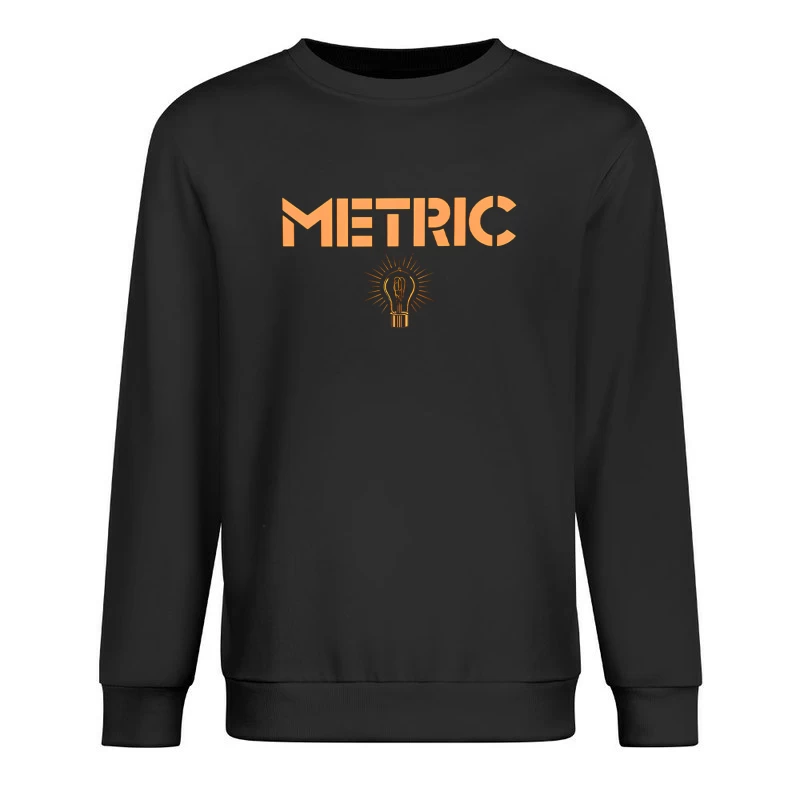 Metric Fantasies Lightbulb Male Pullover Sweatshirt