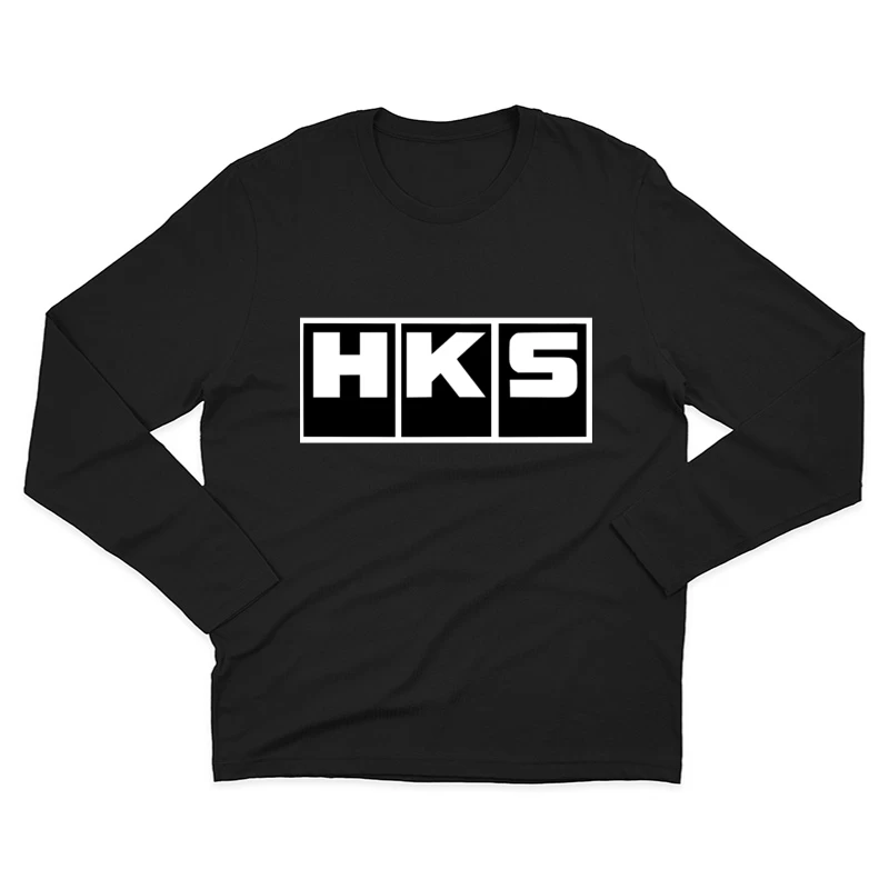 HKS Automotive Performance Brand Logo Male Long Sleeve T-Shirt