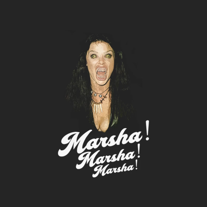 Marsha! Marsha! Marsha! Female Pullover Sweatshirt