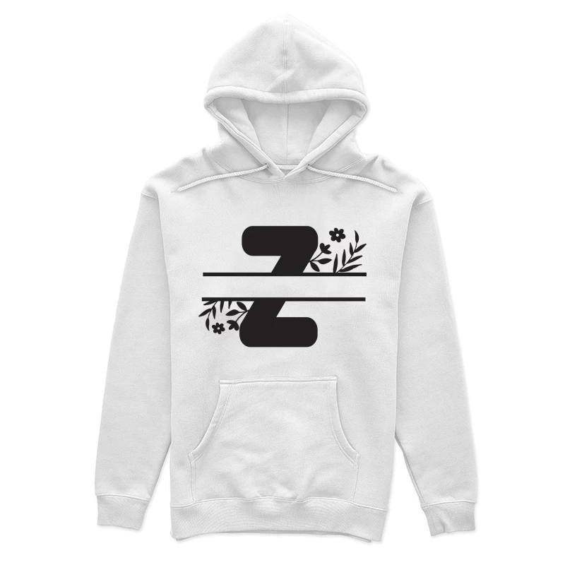 Symbole Floral Stylisé Femme Sweat à capuche
