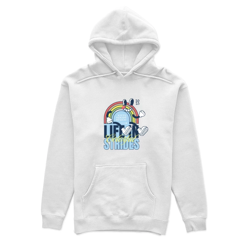 Pas Colorés Design Femme Sweat à capuche