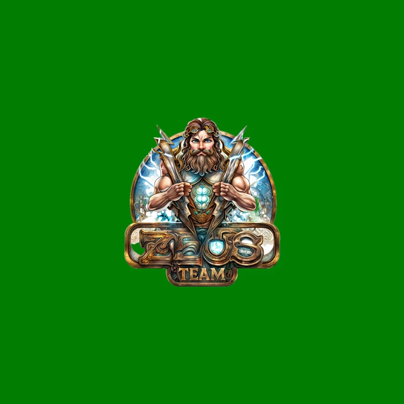 Zeus Team Logo Design Desk Mat