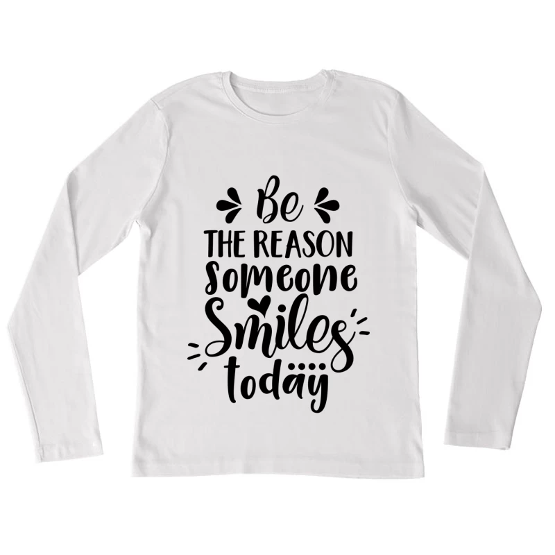 Inspiration et Sourire Quotidien Femme Manches Longues T-Shirt