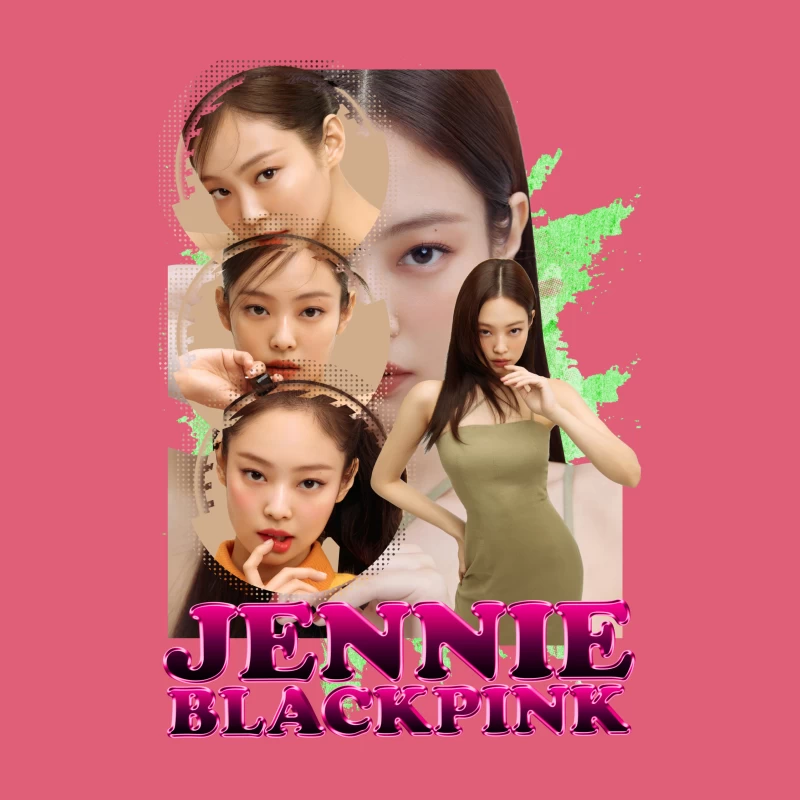 Jennie from BLACKPINK: K-pop Star and Fashion Icon Throw Pillow