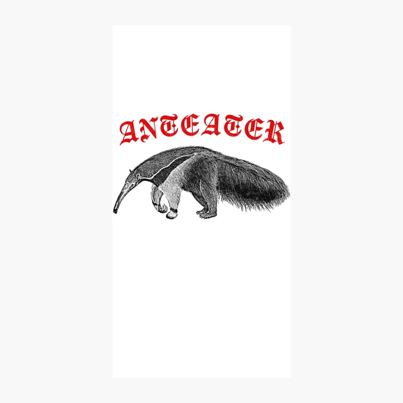 Anteater  Snouty Long Boi Fan Art Design iPhone Case