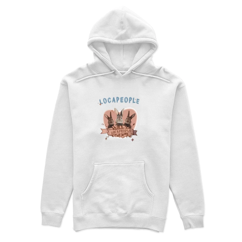 Lustiges Hasen-Design Damen Pullover Hoodie