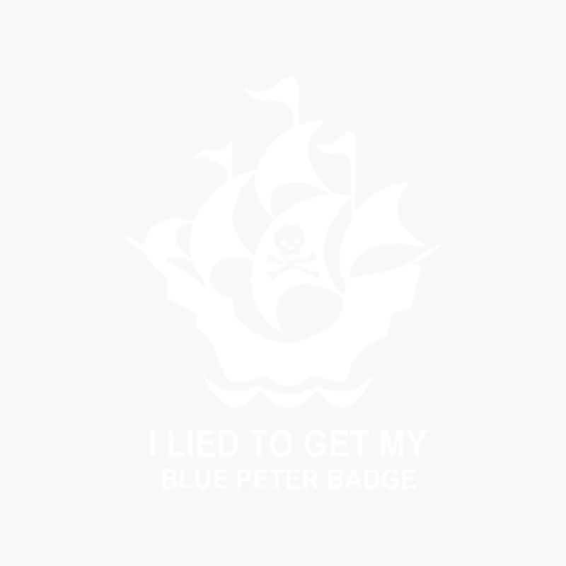 I Lied to Get My Blue Peter Badge Cotton Tote Bag