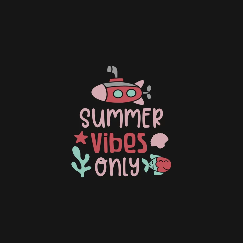 Vibes estivales sous-marines Femme T-Shirt