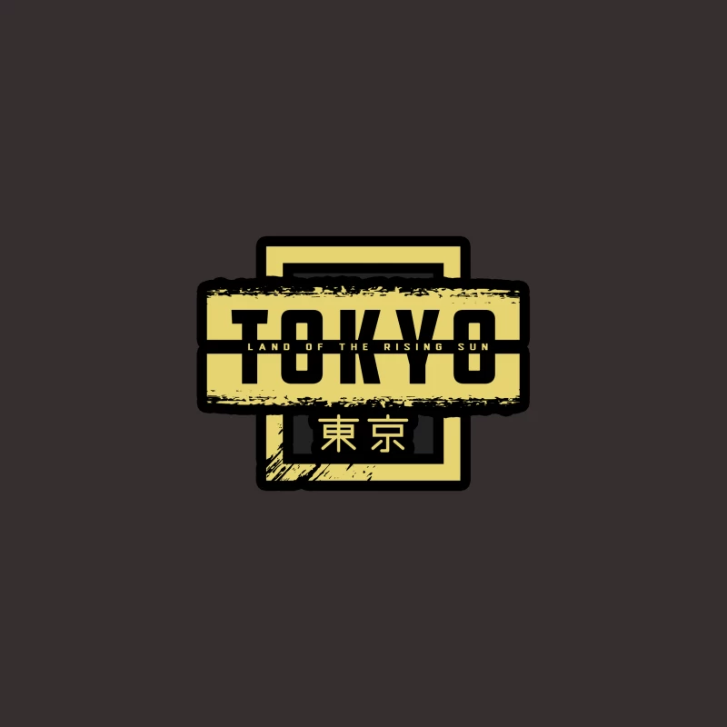 Tokyo: Land of the Rising Sun Graphic Design Desk Mat