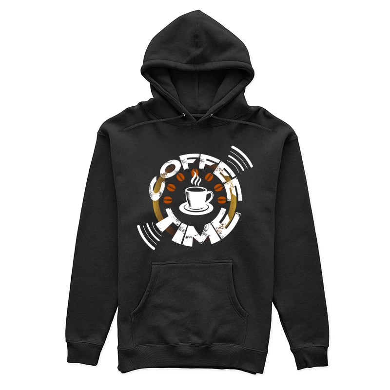 Pause Café avec Horloge et Tasse Femme Sweat à capuche