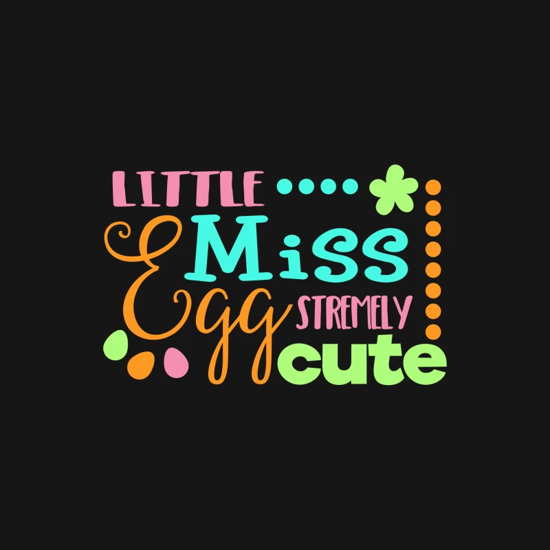 Petite Miss Eggstremement Mignonne Homme Manches Longues T-Shirt