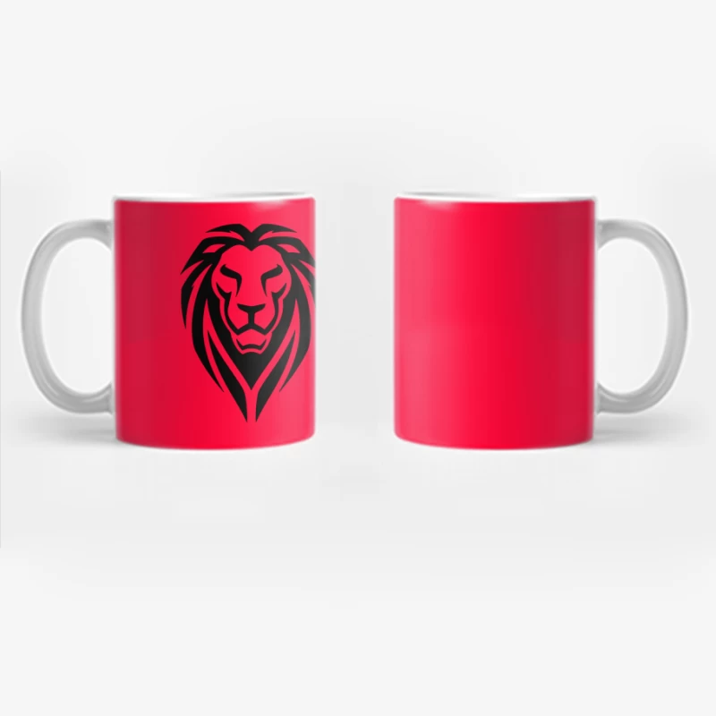 Lion Head Tattoo Tribal Coffee Mug