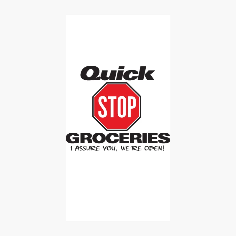 Quick Stop Groceries iPhone Case