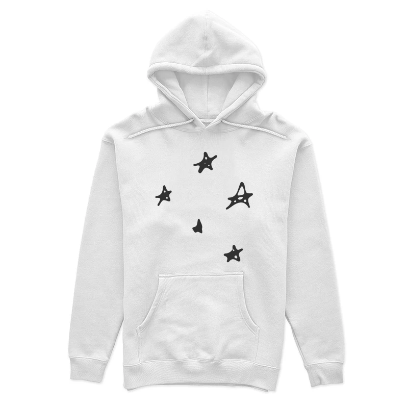 Motifs abstraits en forme d'étoiles Femme Sweat à capuche