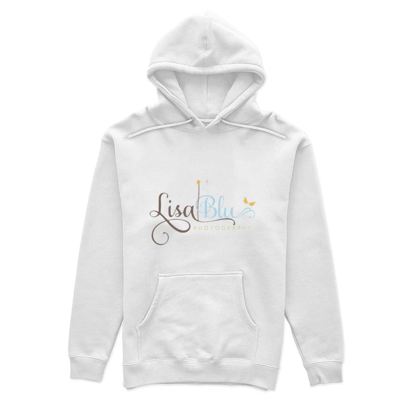 Logo Lisa Blu Fotografia con Farfalla Felpa con cappuccio Donna