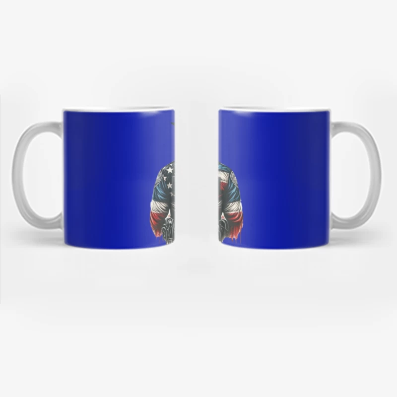 Patriotic Police Art Illustration Coffee Mug