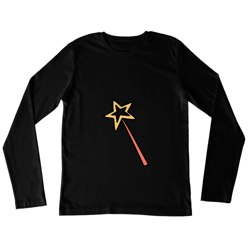 Baguette magique étoilée Femme Manches Longues T-Shirt