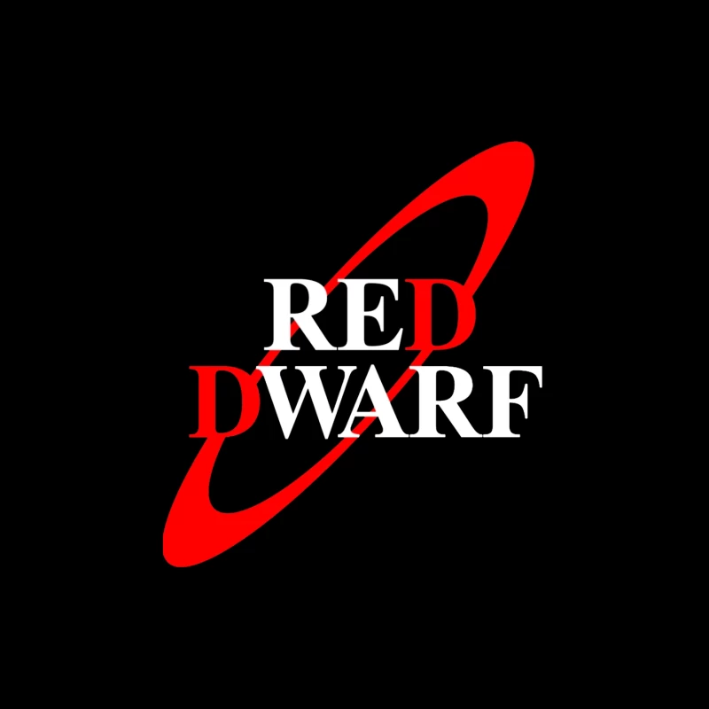 Red Dwarf Science Fiction TV Series Logo Mouse Pad