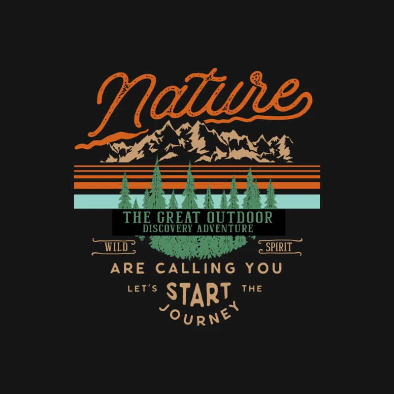 Naturabenteuer im Freien Herren Langarm T-Shirt