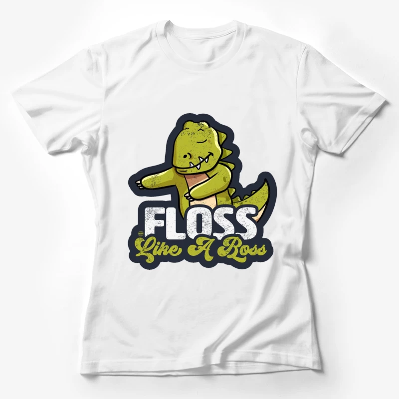 Dinosaurier tanzt den Floss Damen T-Shirt