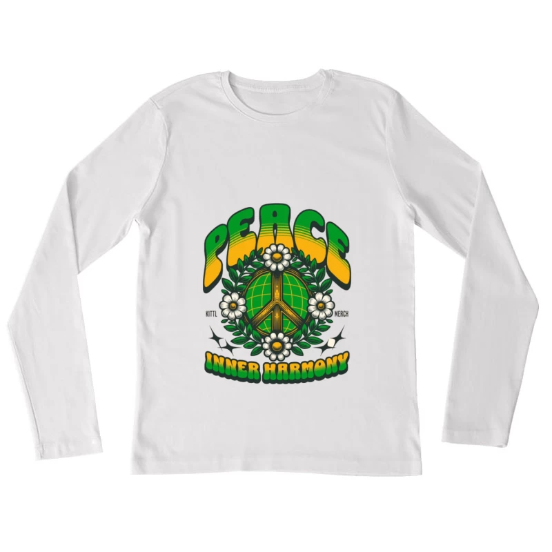 Design Paix et Harmonie Intérieure Femme Manches Longues T-Shirt