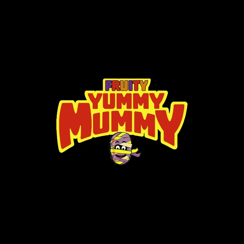 Fruity Yummy Mummy Cartoon Character Logo Desk Mat