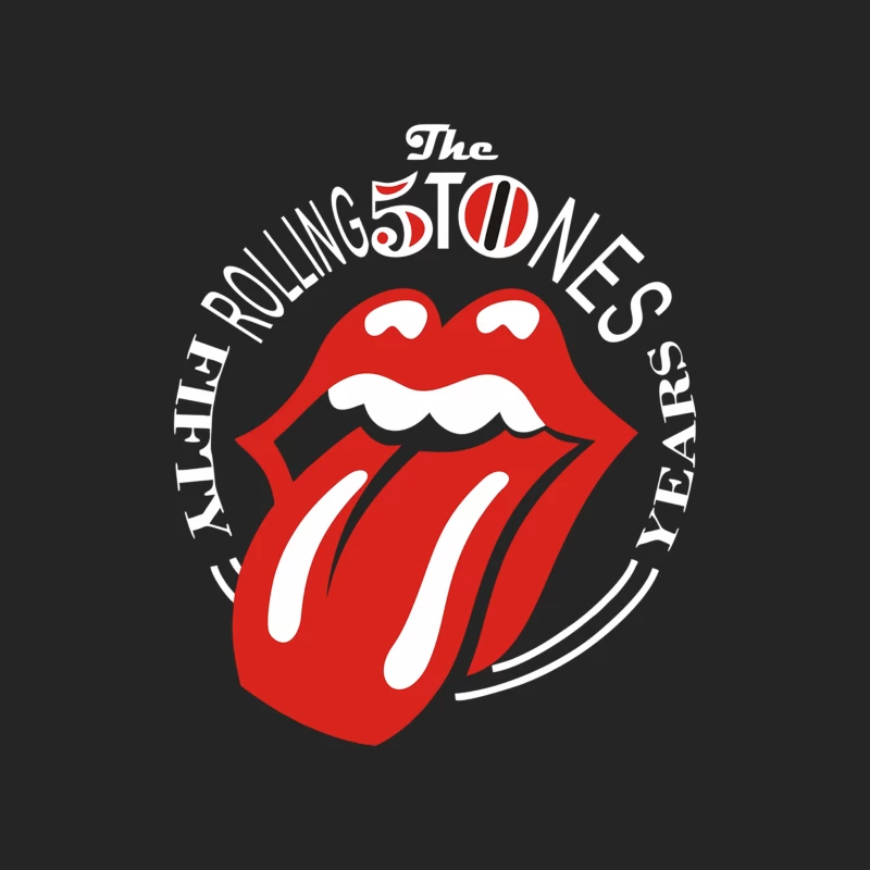 The Rolling Stones Fifty Years Female Pullover Sweatshirt