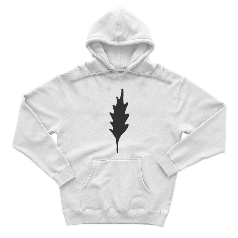Silhouette de feuille de chêne Homme Sweat à capuche