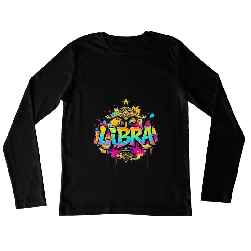 Liberal Zodiac Sign Art Female Long Sleeve T-Shirt