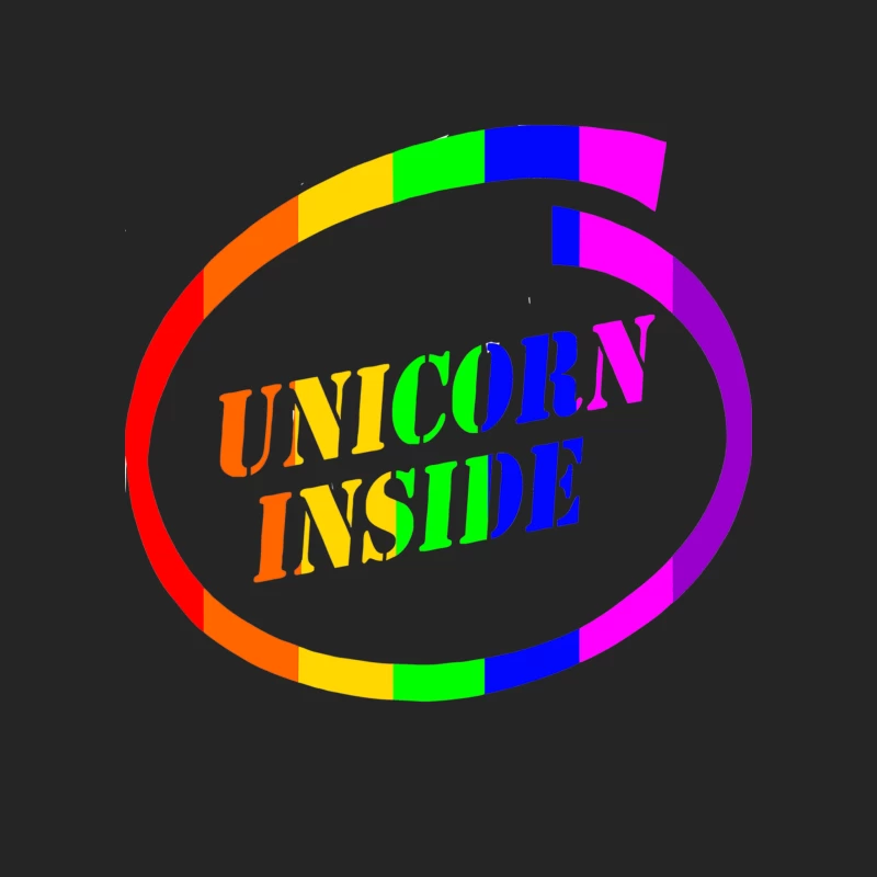 UNICORNS,UNICORN INSIDE,FUNNY Female Pullover Sweatshirt