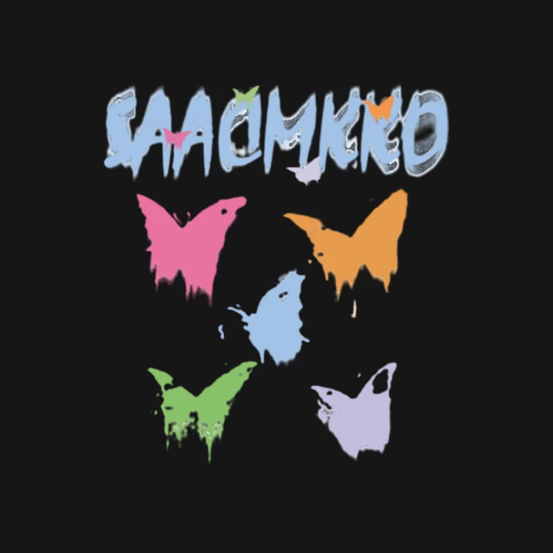 Illustration de papillons colorés Homme Manches Longues T-Shirt