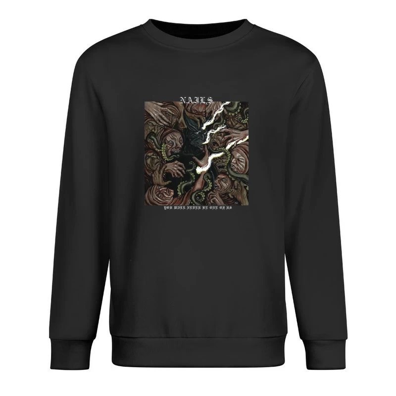 Nails Band Male Pullover Sweatshirt