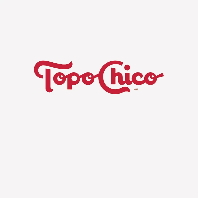 Topo Chico Vintage-Style Red Logo Design Male T-Shirt