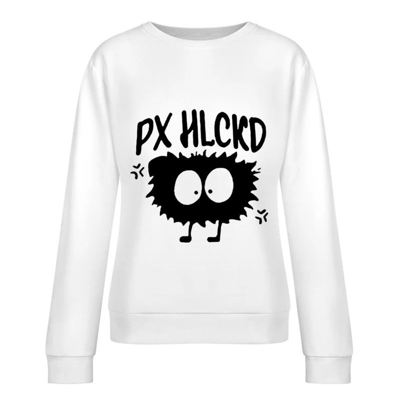 Lustiges Monster Design Damen Pullover Sweatshirt