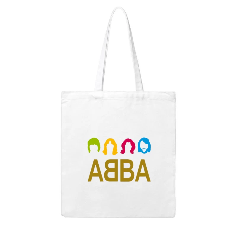 Abba Band Colorful Cotton Tote Bag