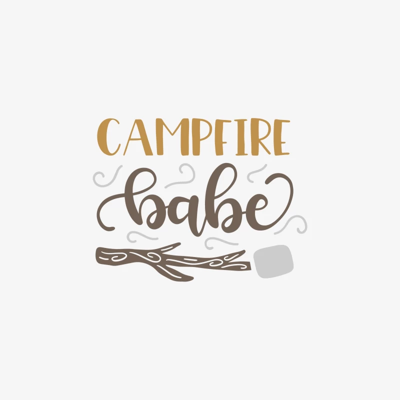 Design de Campfire Babe Femme Sweat-shirt à enfiler