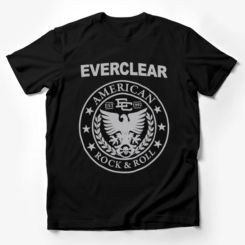 Everclear American Rock & Roll Band Emblem Est. 1992 Male T-Shirt