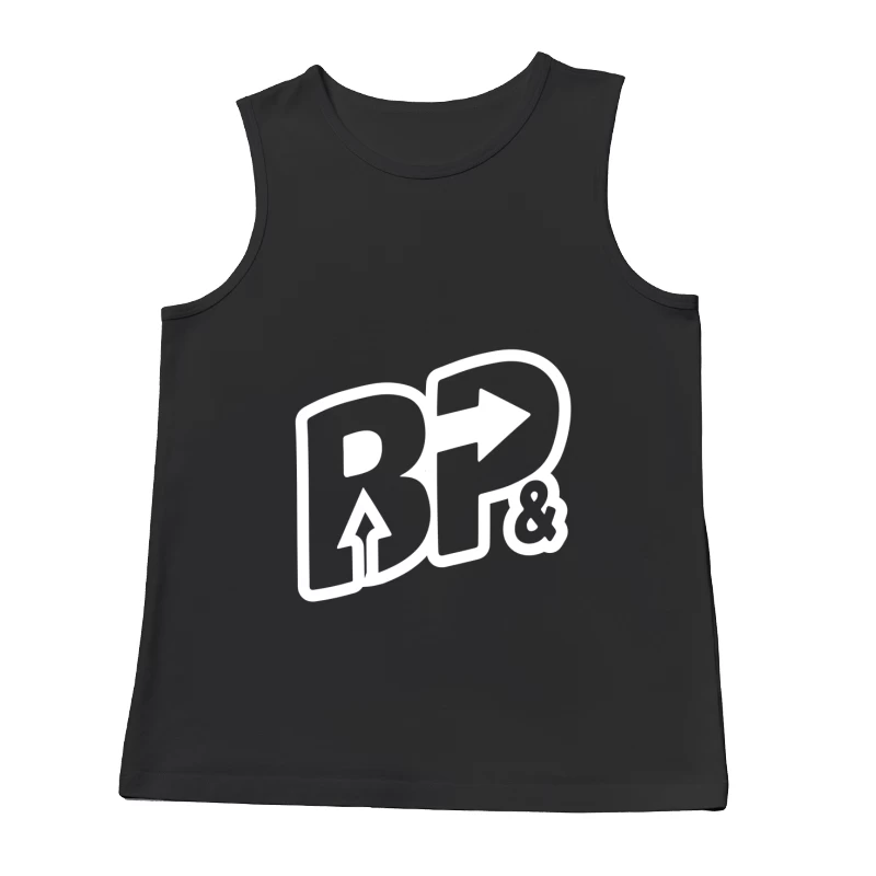 Logo mit Pfeil und Buchstabe Herren Tanktops