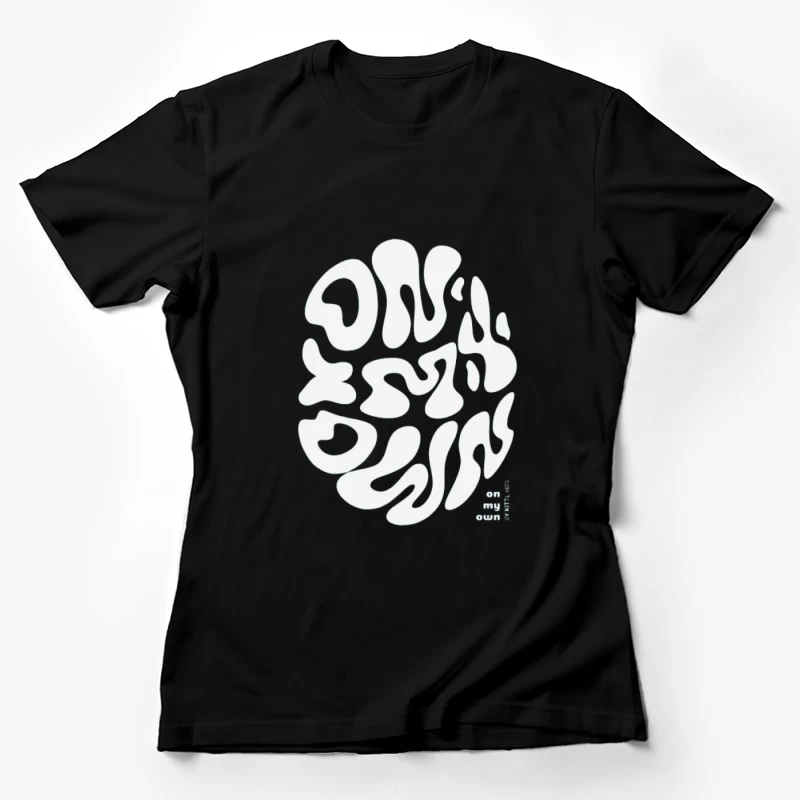 Optische Illusion Kunst Damen T-Shirt