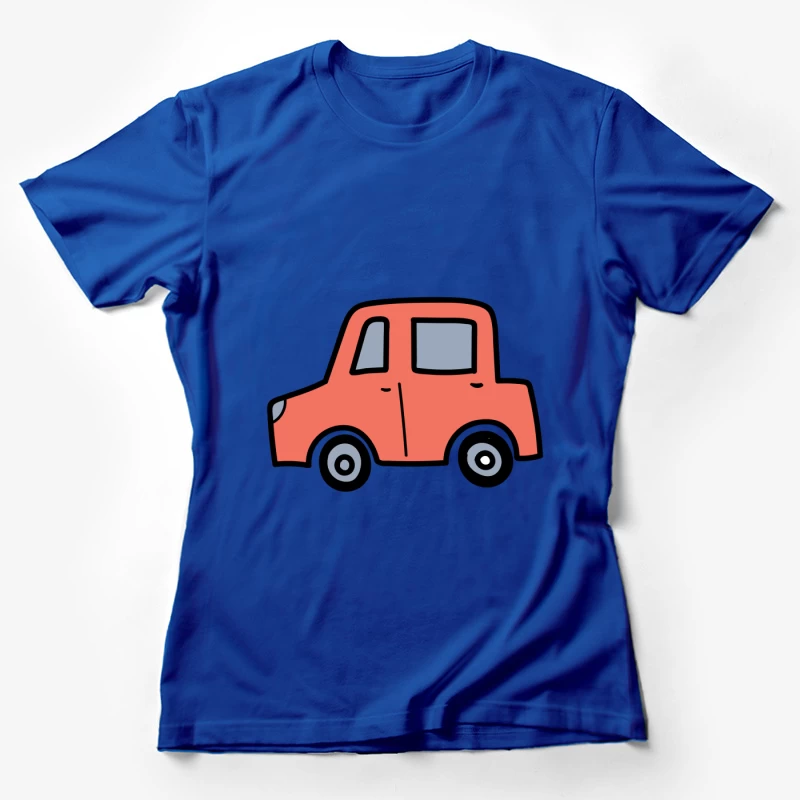 Voiture dessinée avec simplicité Femme T-Shirt