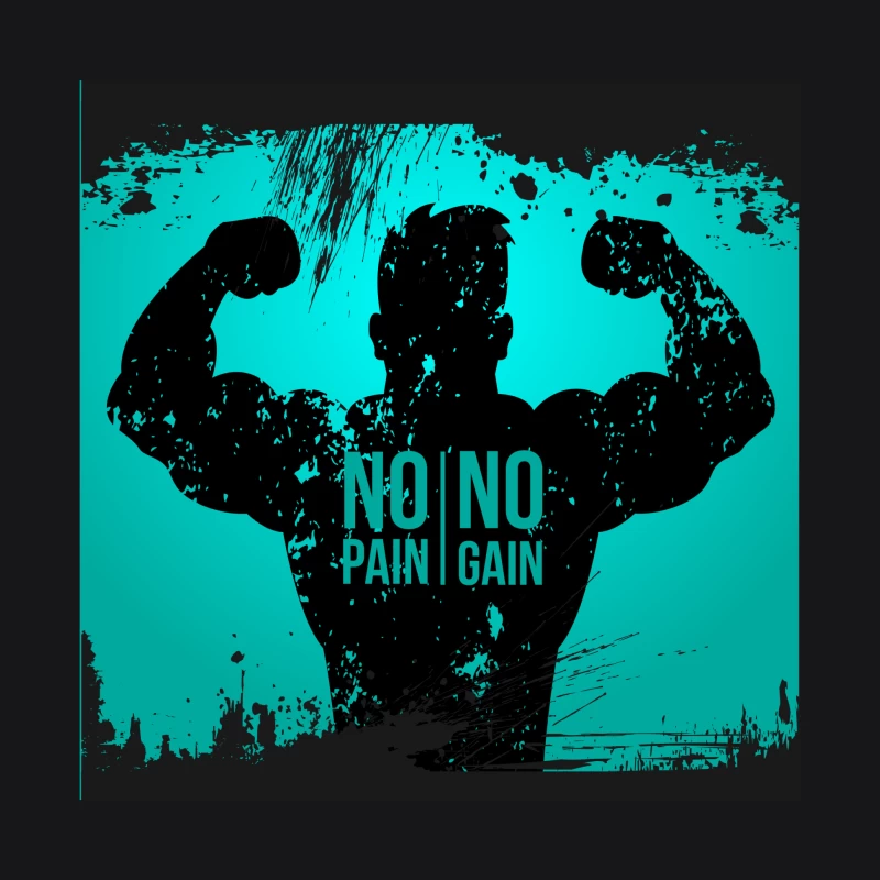 Motivation Musculation - No Pain No Gain Homme Sweat à capuche