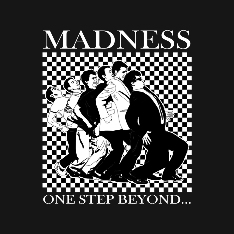 Madness "One Step Beyond" Album Art with Dancing Figures Female T-Shirt