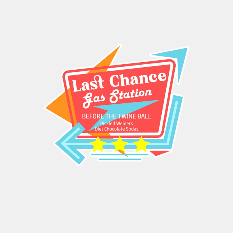 Last Chance Gas Station Male Tank Top