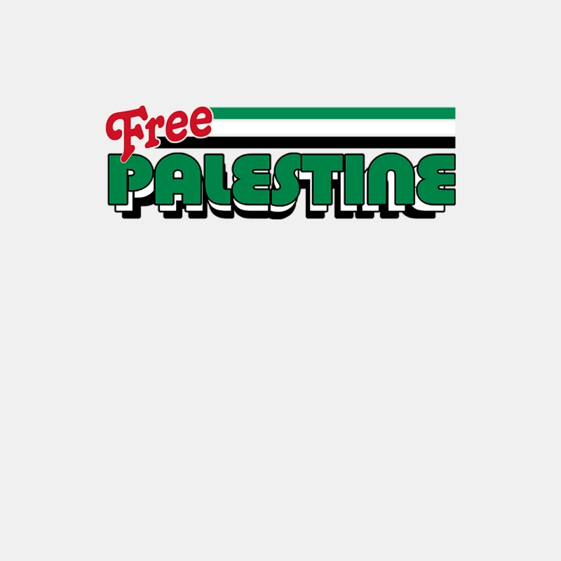 Free Palestine  Retro Style Design Male Tank Top
