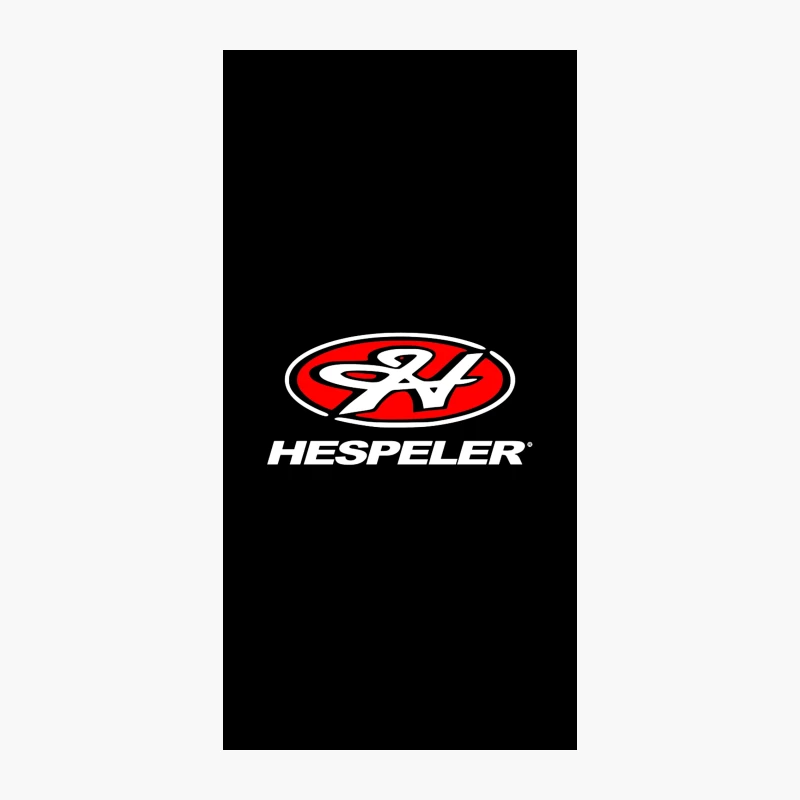 Hespeler Red and White Oval Logo Design iPhone Case