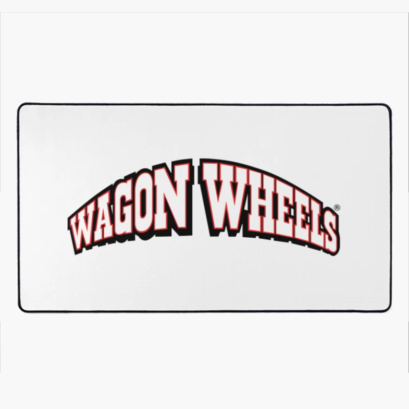 Wagon Wheels Desk Mat