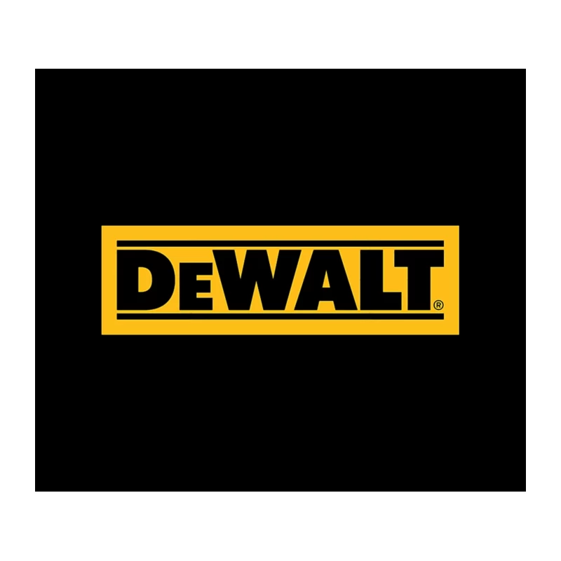 DeWalt Power Tools Logo: Yellow and Black Construction Brand Tapestry