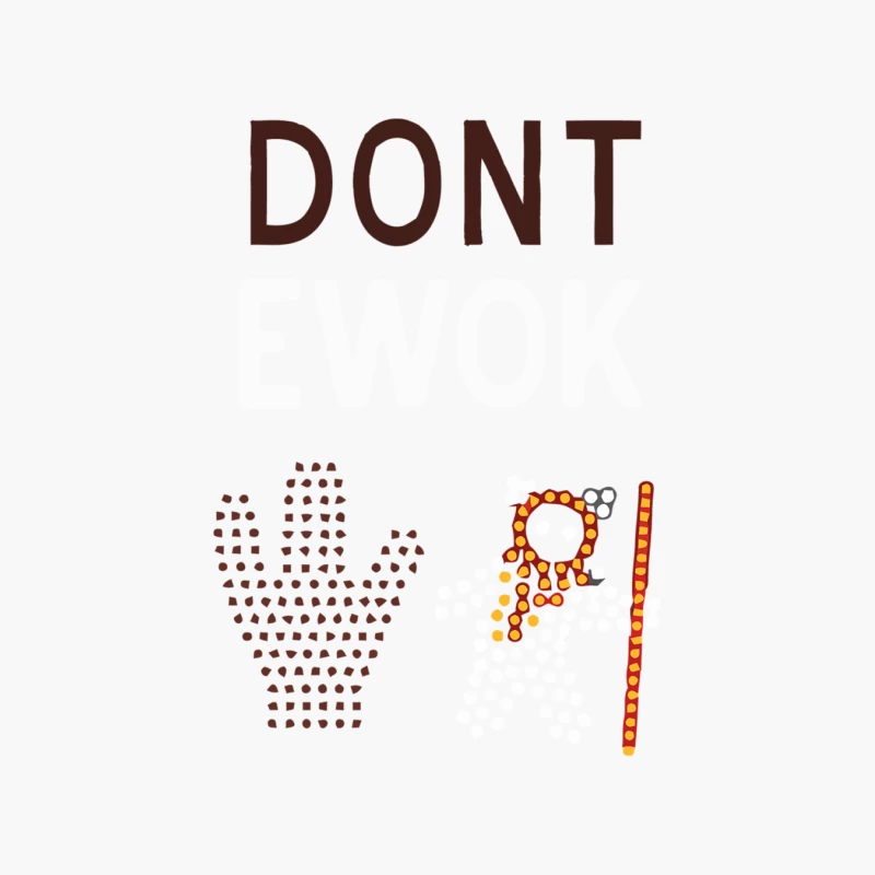 Don't Touch: Cactus and Jewelry Safety Warning Cotton Tote Bag