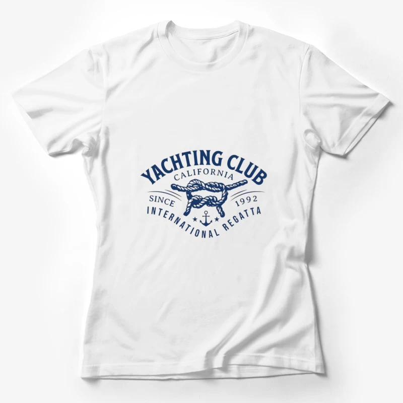 Logo du Club Nautique avec Nœud Femme T-Shirt