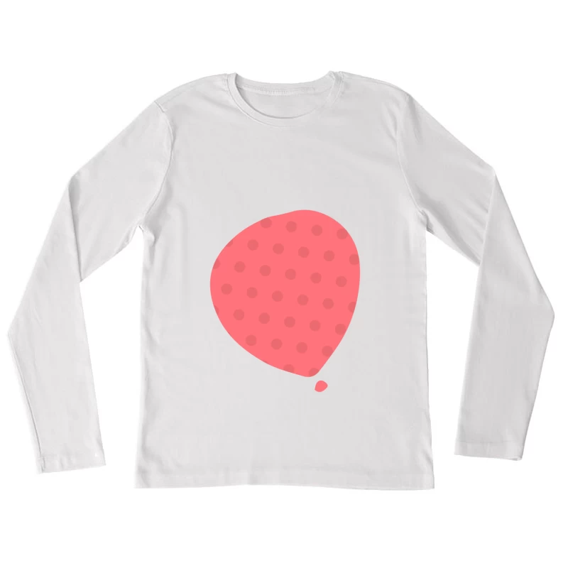 Ballon à pois rouges Femme Manches Longues T-Shirt